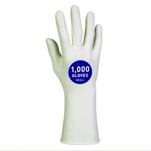 Kimtech G3 White Nitrile Gloves, AQL 1.5, ESD Safe, Small, 6.3 mil Thick, 12" Long, White, 1,000/Carton (56881)