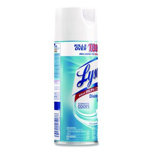 LYSOL Brand Disinfectant Spray, Crisp Linen Scent, 12.5 oz Aerosol Spray, 12/Carton (74186)