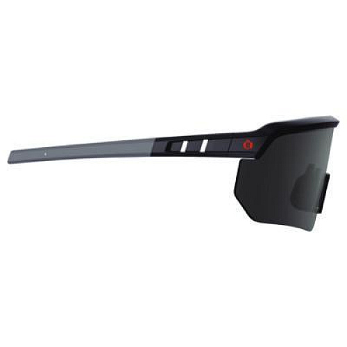 ergodyne Skullerz AEGIR Anti-Scratch Enhanced Anti-Fog Safety Glasses, Matte Black Half Frame, Polarized Smoke Single Lens (55063)