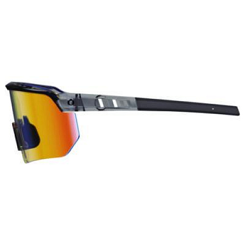 ergodyne Skullerz AEGIR Anti-Scratch Enhanced Anti-Fog Safety Glasses, Clear Smoke Half Frame, Polarized Mirrored Orange Single Lens (55060)