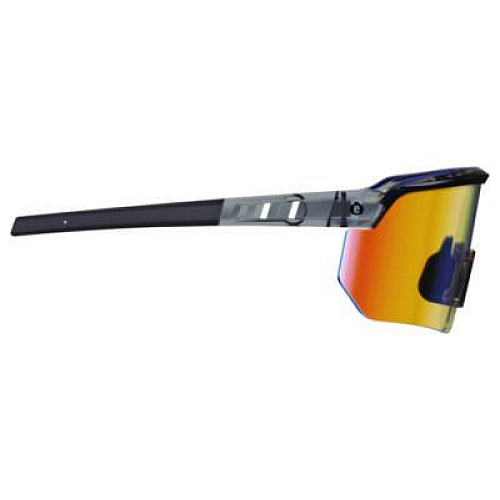 ergodyne Skullerz AEGIR Anti-Scratch Enhanced Anti-Fog Safety Glasses, Clear Smoke Half Frame, Polarized Mirrored Orange Single Lens (55060)