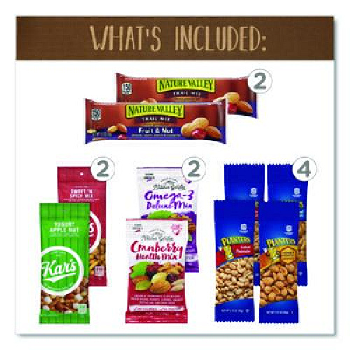 Snack Box Pros On The Go Snack Box, 27 Assorted Snacks/Box (700S0009)