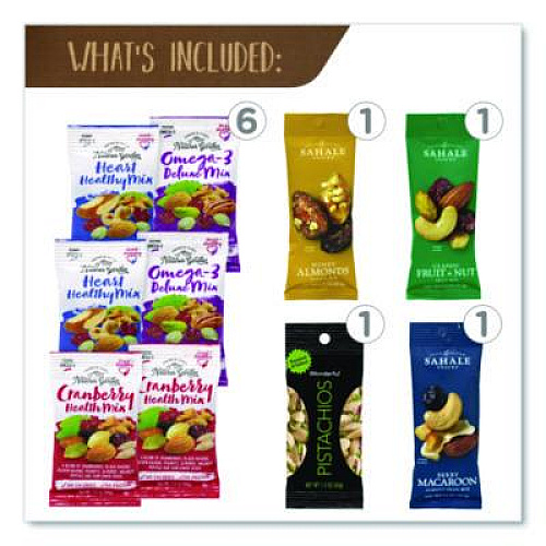 Snack Box Pros Healthy Mixed Nuts Snack Box, 18 Assorted Snacks/Box (70000046)