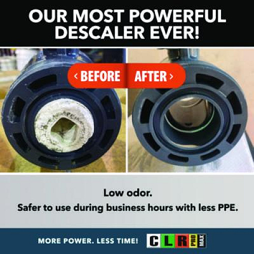 CLR PRO MAX Industrial Descaler, 1 gal Jug, 4/Carton (DESC4PROMCT)