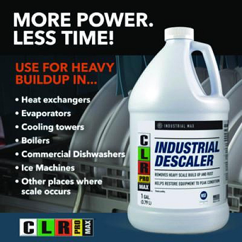 CLR PRO MAX Industrial Descaler, 1 gal Jug, 4/Carton (DESC4PROMCT)