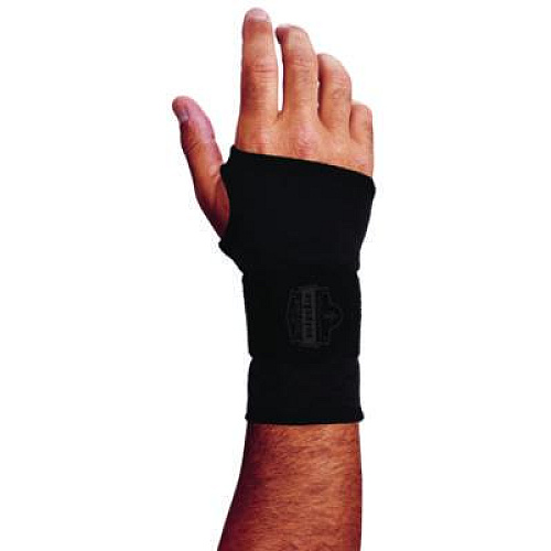 ergodyne ProFlex 680 Wrist Support Sleeve with Single Strap, Small, Fits Left Hand/Right Hand, Black (16626)
