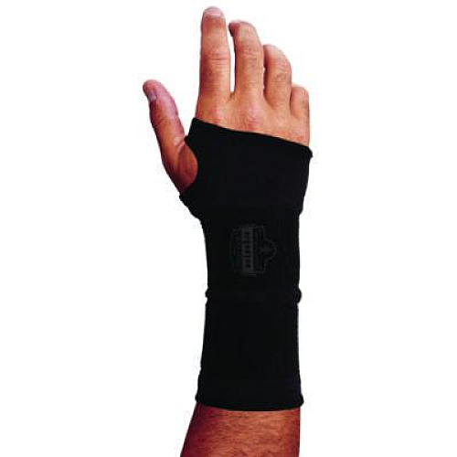 ergodyne ProFlex 685 Wrist Support Sleeve with Double Strap, X-Large, Fits Left Hand/Right Hand, Black (16619)