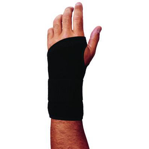 ergodyne ProFlex 4005 Wrist Brace Support with Single Strap, Medium, Fits Left Hand, Black (70141)