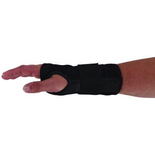 ergodyne ProFlex 4005 Wrist Brace Support with Single Strap, Large, Fits Right Hand, Black (70146)