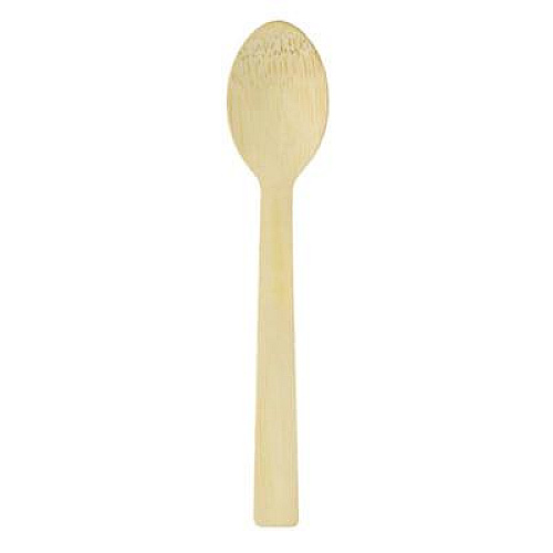 Dixie Bamboo Cutlery, Mediumweight Spoon, Paper, Light Golden, 100/Pack, 10 Packs/Carton (ANSBAM)