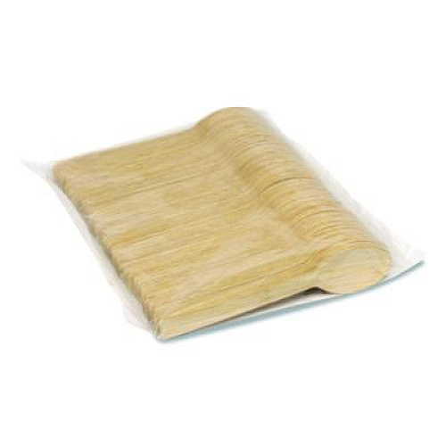 Dixie Bamboo Cutlery, Mediumweight Spoon, Paper, Light Golden, 100/Pack, 10 Packs/Carton (ANSBAM)