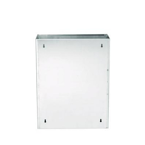 Alpine Industries Stainless Steel Surface-Mounted Waste Receptacle, 6.4 gal, Brushed Stainless Steel (ALP491)