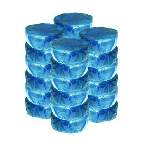Fresh Products Drop-In Tank Non-Para Cleaner Block, Unscented, Blue, 24/Box (24DIF)