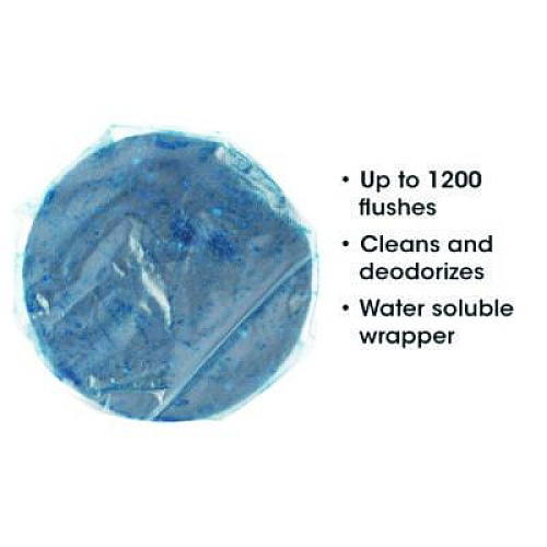 Fresh Products Drop-In Tank Non-Para Cleaner Block, Unscented, Blue, 24/Box (24DIF)
