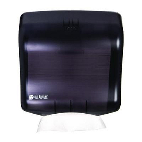 San Jamar Ultrafold Towel Dispenser, 11.5 x 6 x 11.5, Black (T1750TBK)