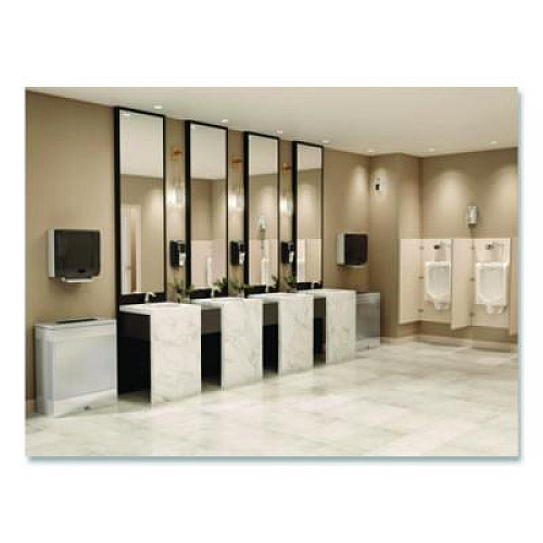 Rubbermaid Commercial One Shot Soap Dispenser - Touch Free, Foam, 800 mL/1,600 mL, 1.9 x 5.5 x 4, Polished Chrome (4870465)