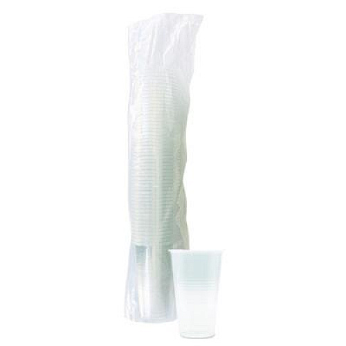 Boardwalk Translucent Plastic Cold Cups, 20 oz, Clear, 50/Pack (TRANSCUP20PK)