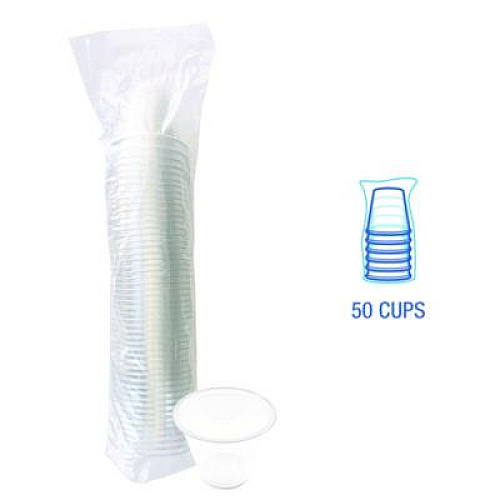 Boardwalk Clear Plastic PET Cups, 9 oz, 50/Pack (PET9SPK)