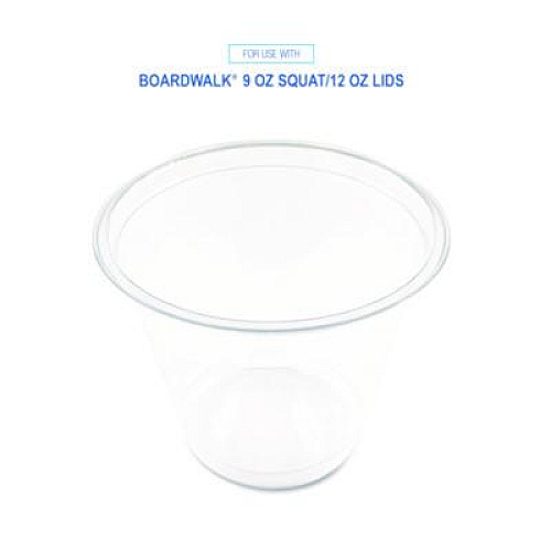 Boardwalk Clear Plastic PET Cups, 9 oz, 50/Pack (PET9SPK)