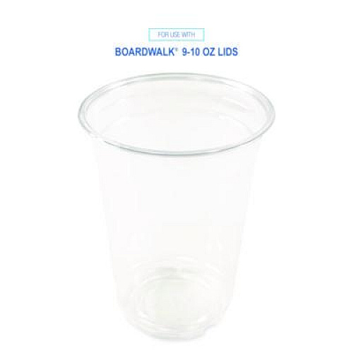 Boardwalk Clear Plastic PET Cups, 10 oz, 1,000/Carton (PET10)