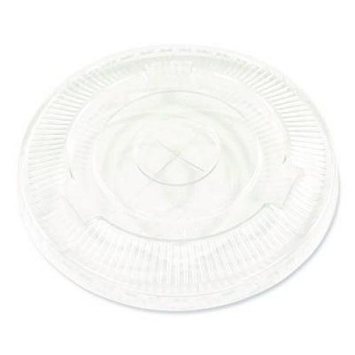 Boardwalk PET Cold Cup Straw-Slot Lids, Fits 9 oz to 10 oz Cold Cups, Plastic, Clear, 1,000/Carton (PET910STRAW)