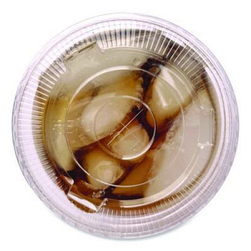 Boardwalk PET Cold Cup Straw-Slot Lids, Fits 9 oz Squat/12 oz Cold Cups, Plastic, Clear, 100/Pack (PET912STRAPK)