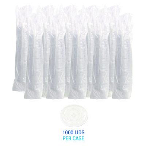 Boardwalk PET Cold Cup Straw-Slot Lids, Fits 9 oz Squat/12 oz Cold Cups, Plastic, Clear, 1,000/Carton (PET912STRAW)