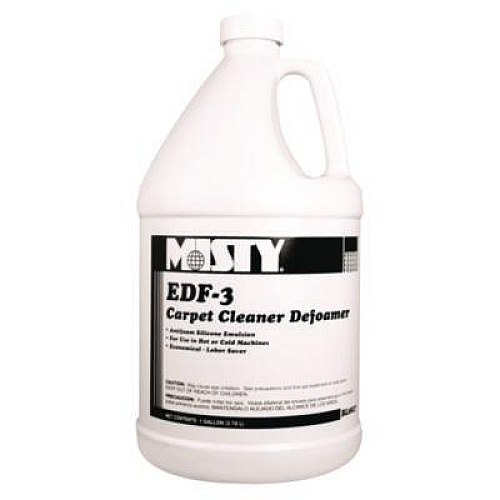 Misty EDF-3 Carpet Cleaner Defoamer, 1 gal Bottle, 4/Carton (1038773)