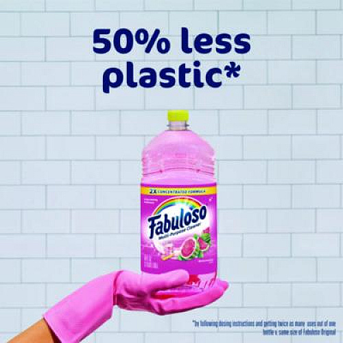 Fabuloso Multi-Use Cleaner, Watermelon Scent, 56 oz Bottle, 6/Carton (61038631CT)