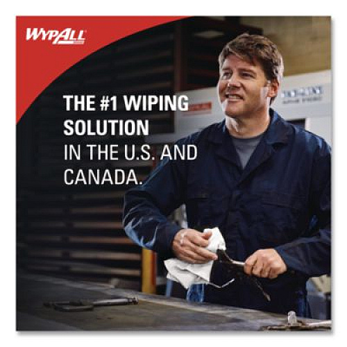 WypAll Disinfecting Wipes, 1-Ply, 5.16 x 8.5, Fresh Scent, White, 185 Sheets/Canister, 3 Canisters/Carton (54481)