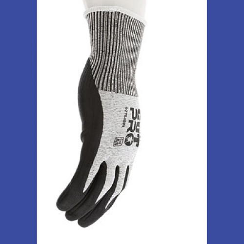 MCR Safety Cut Pro 92754BP Gloves, 10" Long, Medium, Black/Gray, 12 Pairs (92754BPM)