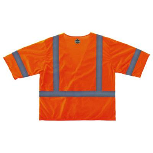ergodyne GloWear 8310HL Type R Class 3 Economy Mesh Vest, 4X-Large to 5X-Large, Orange (22019)