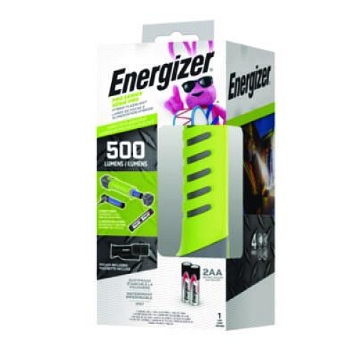 Energizer Pro Series Hybrid Handheld, Rechargeable Lithium Ion Battery/2 AA Batteries (Included), Gray/Green (ENYPHH21)