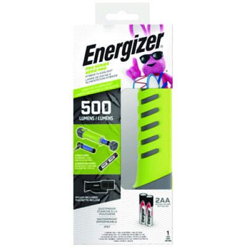 Energizer Pro Series Hybrid Handheld, Rechargeable Lithium Ion Battery/2 AA Batteries (Included), Gray/Green (ENYPHH21)