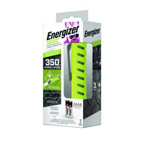 Energizer Pro Series Inspection Light, Rechargeable Lithium Ion Battery/2 AAA Batteries (Included), Gray/Green (ENYPHH22)