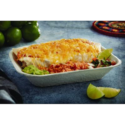 Pactiv Evergreen EarthChoice Pulpex Steep Wall Food Tray, 9.1 x 6.9 x 1.75, Natural, Paper, 460/Carton (M633524Y)