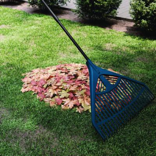 Suncast Commercial 24" Telescoping Rake, 24" Width, 47.5" to 66" Length (LRT240D)
