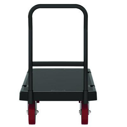 Suncast Commercial Resin Platform Truck, 1,600 lb Capacity, 24.25 x 52.25 x 41, Black (PDPT2448)
