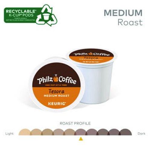 Philz Coffee Tesora K-Cups, 80/Carton (0120CT)