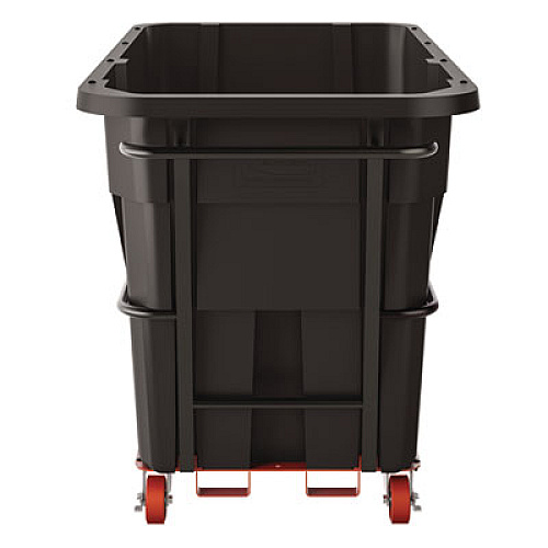 Suncast Commercial 1.5 cu yd Standard Duty Tilt Truck, Forkliftable Frame, 1,300 lb Capacity, Black/Red (RMTTSD150)