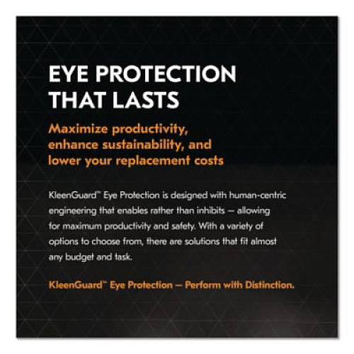 KleenGuard V60 30-06 Dual Readers Safety Glasses, 1.5+ Diopter, Black Half Frame, Clear Dual Lens, 6/Box (20387)