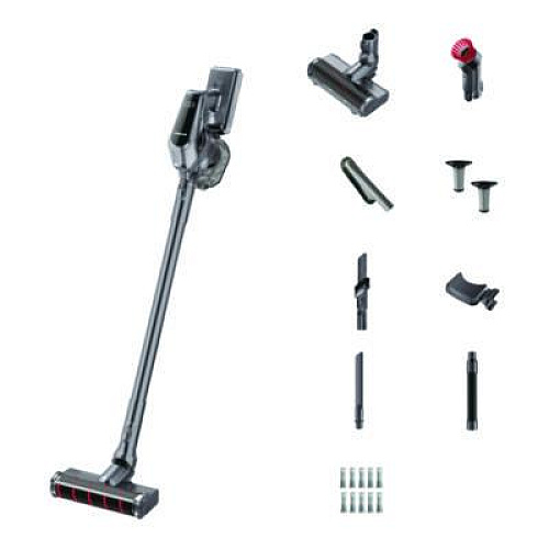 Honeywell Aeromax Pro VC16 Cordless Vacuum, 8.5" Cleaning Path, Dark Silver (HVC16AMPSG01)