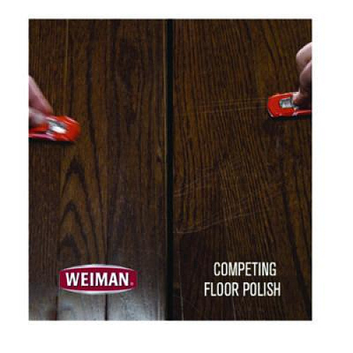 WEIMAN High Traffic Hardwood Polish and Restorer, 32 oz Squeeze Bottle (523EA)