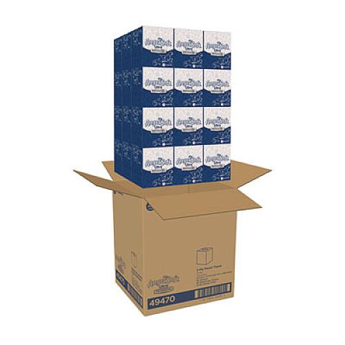 Angel Soft ps Ultra Facial Tissue, 2-Ply, White, 96 Sheets/Box, 36 Boxes/Carton (49470)