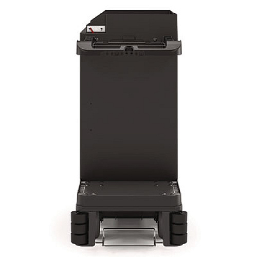 Suncast Commercial Partially Assembled Premium Housekeeping Cart, Plastic, 1 Shelf, 24 x 62.13 x 49.75, Black (HKC2002)