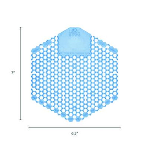Fresh Products Wave 3D Urinal Deodorizer, Cotton Blossom Scent, Blue, 10/Box (3WDS60CBLBX)