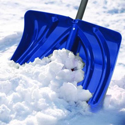 Suncast Combo Snow Shovel and Pusher, 18" Width, 51.13" Length. 6/Carton (SC1300)