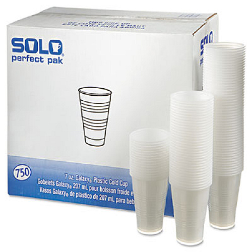Dart Conex Galaxy Polystyrene Plastic Cold Cups, 7oz, 750/carton (Y7PFTPK)