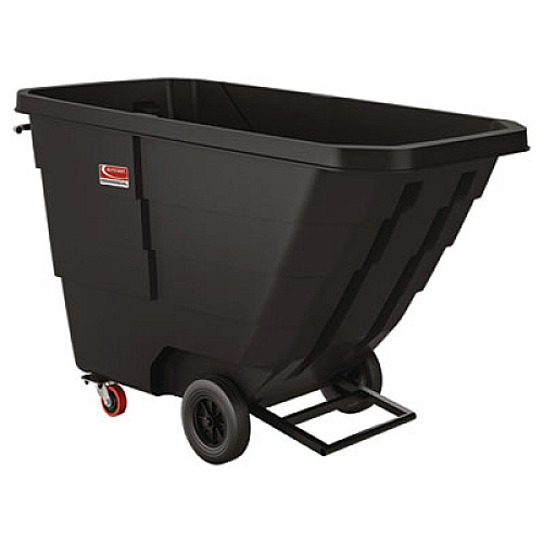 Suncast Commercial 1 cu yd Light Duty Tilt Truck, 1,250 lb Capacity, Black (RMTTCD1003F1)