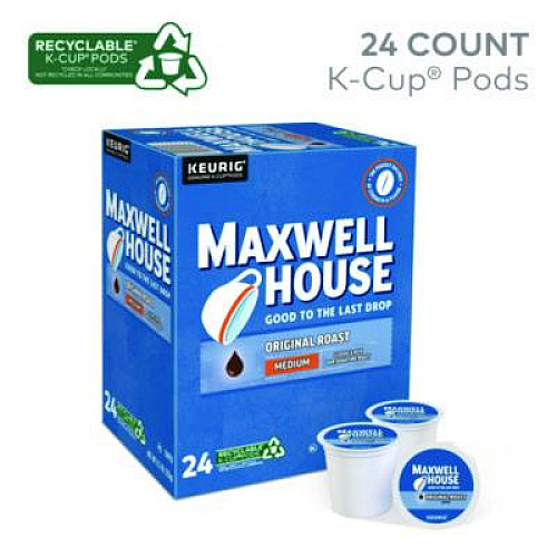 Maxwell House Original Roast K-Cups, 24/Box (5469)